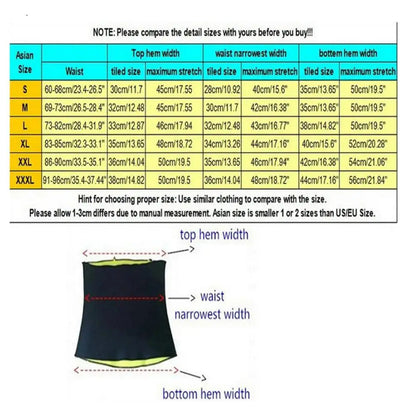 Sweat Slim Belt