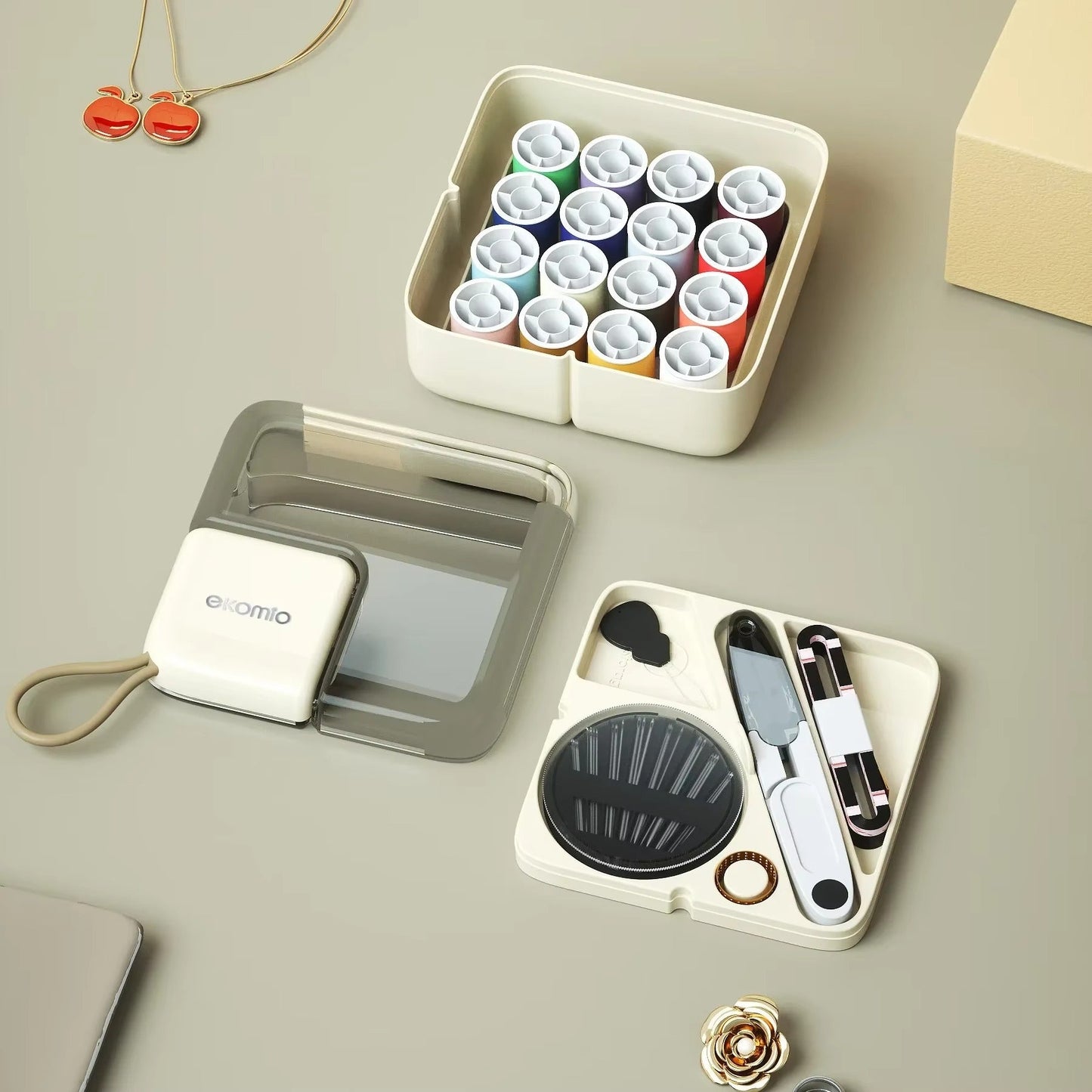 Square Sewing Box